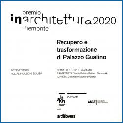 Palazzo Novecento In/Architettura 2020 Piemonte